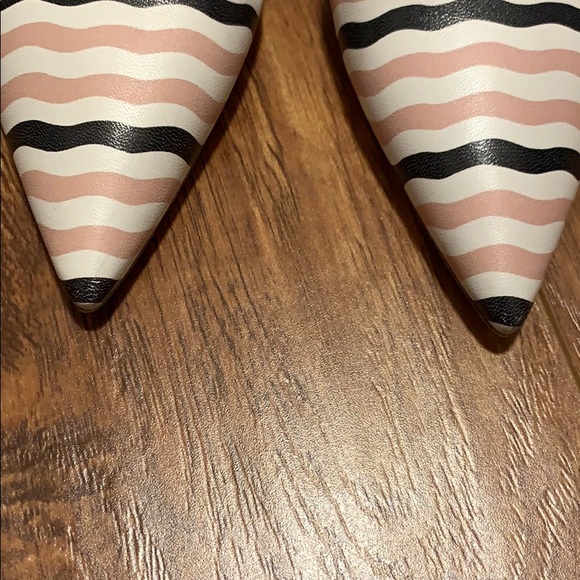 Miu Miu d'orsay pump - Pink | White | Black Stripe - Picture 7 of 8